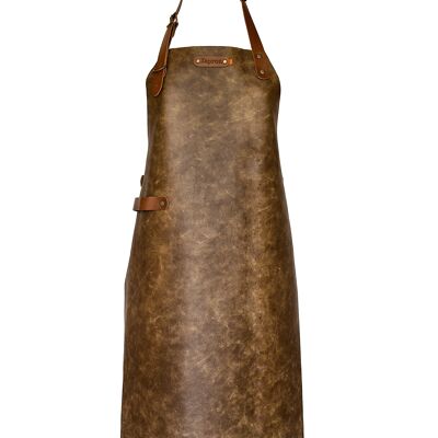 Tablier en cuir Xapron (BBQ) Atlanta (L, Camel)