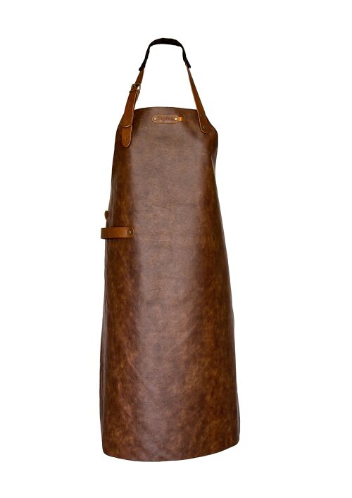 Xapron leren (BBQ) schort Atlanta (L, Brandy)