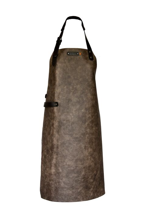 Xapron leather (BBQ) apron Atlanta (L, Taupe)