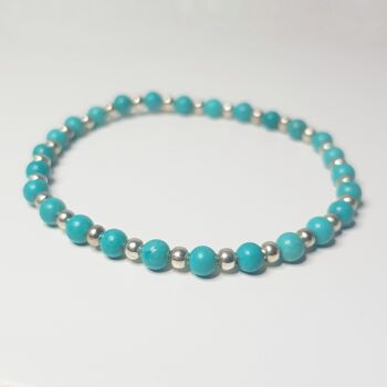 Bracelet Délicat Turquoise - Argent Sterling 2
