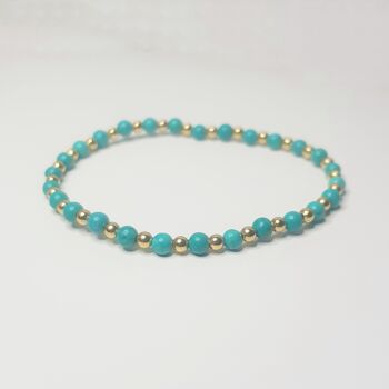 Bracelet Délicat Turquoise - Argent Sterling 3
