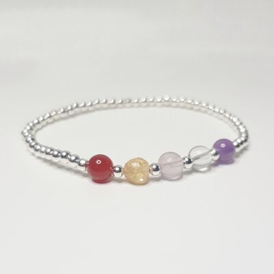 Virgo - Zodiac Crystal Bracelet - Sterling Silver