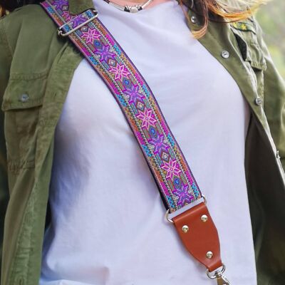 Tracolla viola (borsa non inclusa)