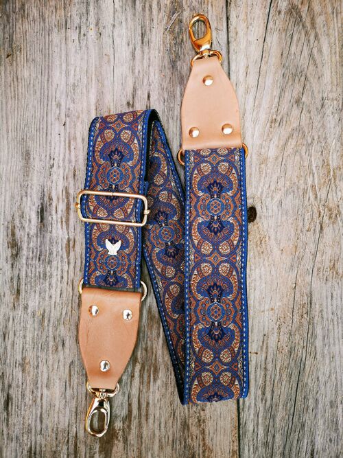 Arabic Blue Bag Strap (bag not included)