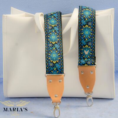 Correa de guitarra para bolso Freya azul, bolso no incluido
