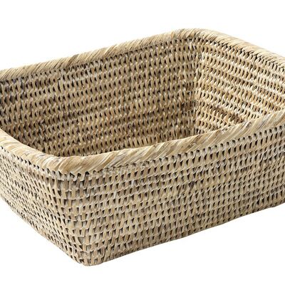 Bread basket Royans MM Limed white