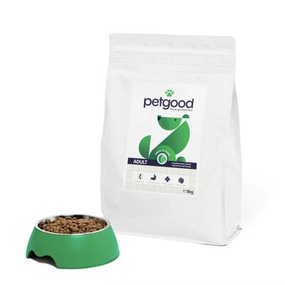petgood complete insect-based dog food for adult dogs