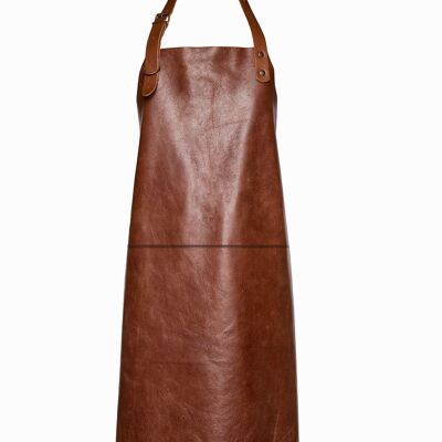 Xapron leather (BBQ) apron Tennessee (L, Cognac)