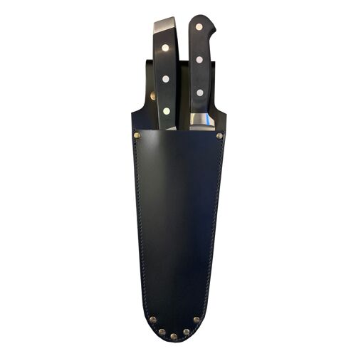 Knifeholder 2 knives - Buffalo Black