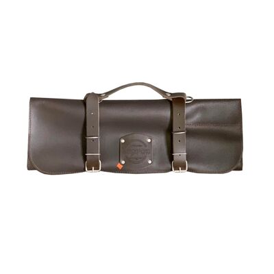 Knife roll bag Kansas Brown - 10 pockets