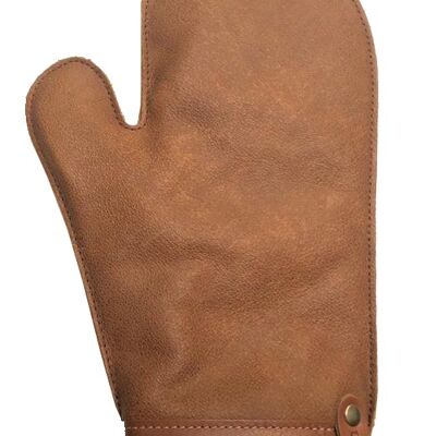 Xapron leather (BBQ) oven glove Utah - color Rust