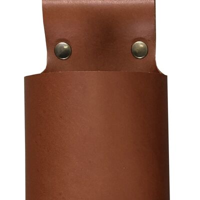 Xapron leather bottle holster - color Cognac