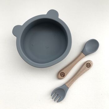 Service de table en silicone Pebble 'CUB' 1