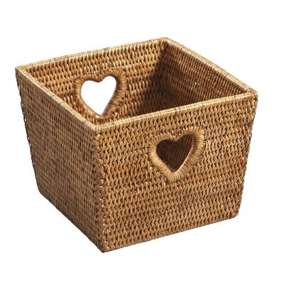 Frisson Miel square heart basket