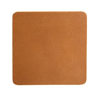 Coasters set (4 pcs) - Color Cognac