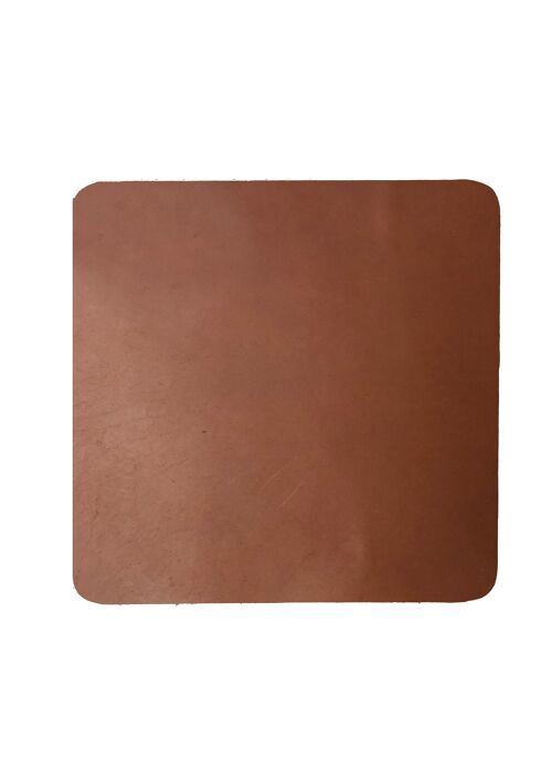 Coasters set (4 pcs) Color Cognac