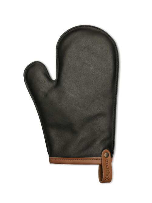 Xapron leather (BBQ) oven glove Utah - color Black