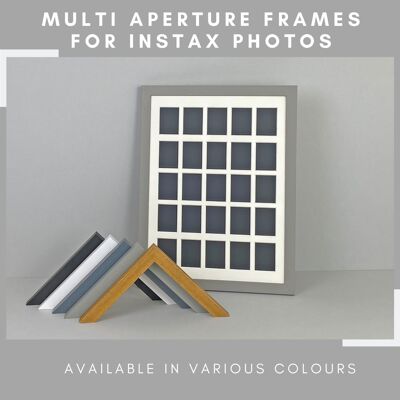 Instax Multi Aperture Wooden Photo Frame.  (71)