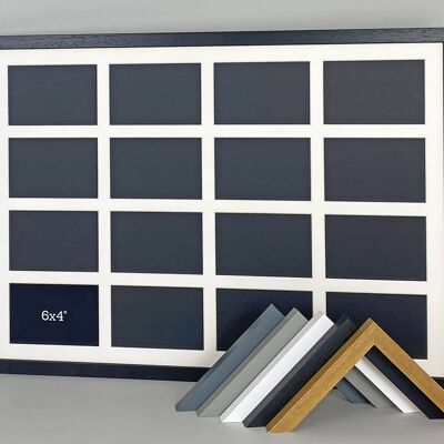 50x70cm Frame, Holds Four A4 Photos. Aperture Frame. (16)