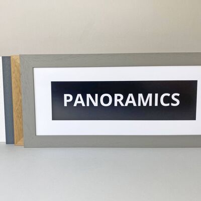 Panoramic Picture Frames - Cambridge Range 15x30cm