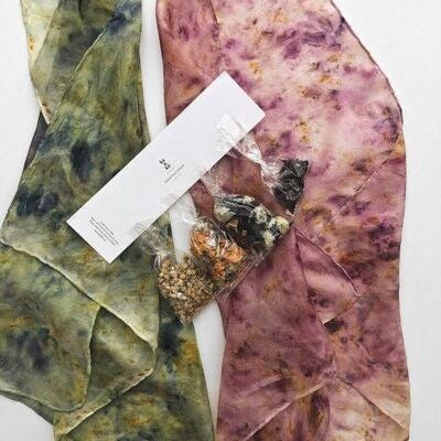 Kit de teñido de paquetes - Silk & Flowers Diy