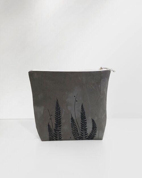 Charcoal Project Bag-Zipper