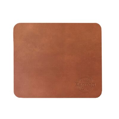 Tappetino per mouse Xapron in pelle - colore Cognac