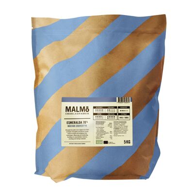 Mästarcouvertyr Esmeralda Equador 68% bean-to-bar 5 kg