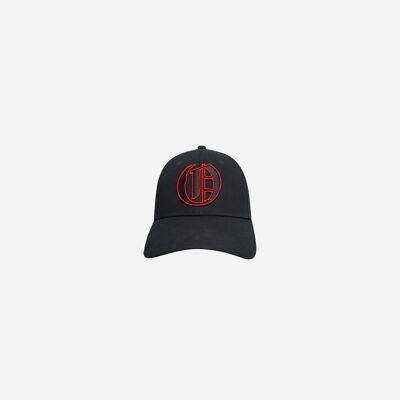 Black & Red Crew Baseball Cap