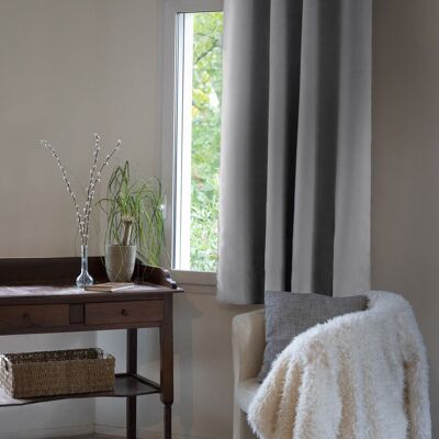 Blackout curtain 140 x 180 cm OBSCURE Light gray