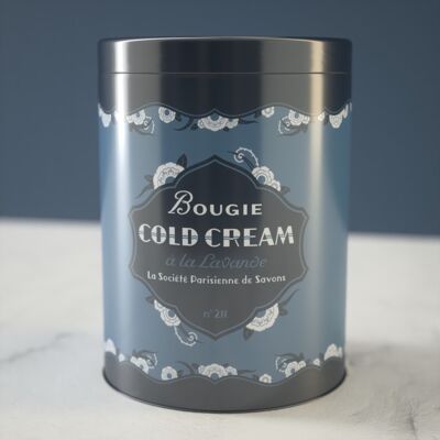 Grande bougie boite métal - Cold cream