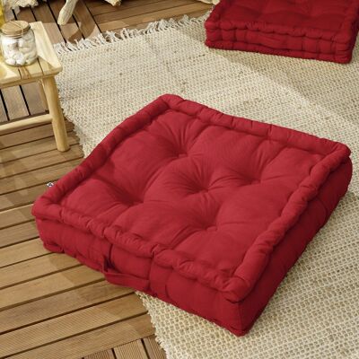 Floor cushion 50 x 50 x 10 cm KALA Cherry