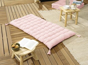 Matelas de sol avec pompons 60 x 120 cm KALA Pivoine 1