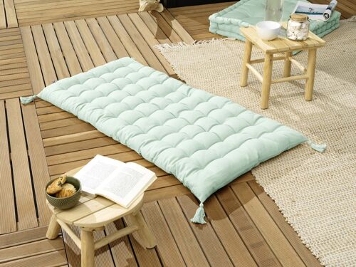 Matelas de sol avec pompons 60 x 120 cm KALA Menthe