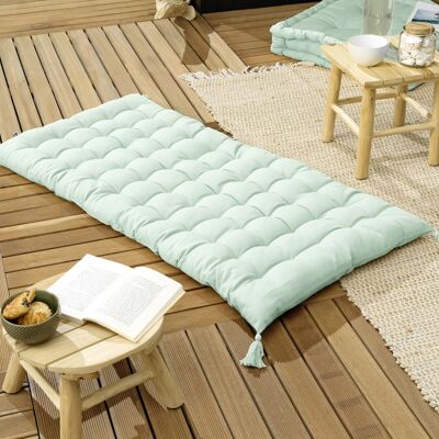 Materasso da terra con pompon 60 x 120 cm KALA Mint