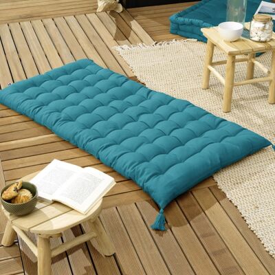 Matelas de sol avec pompons 60 x 120 cm KALA Paon