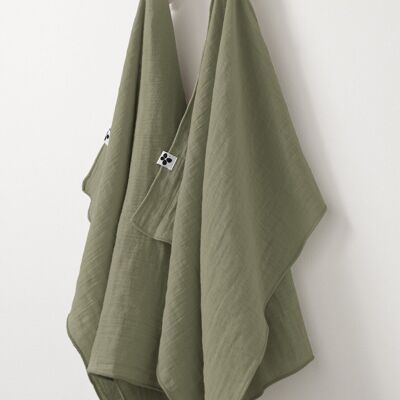 2er-Set Handtücher aus Baumwollgaze 50 x 70 cm GAÏA Rosmarin