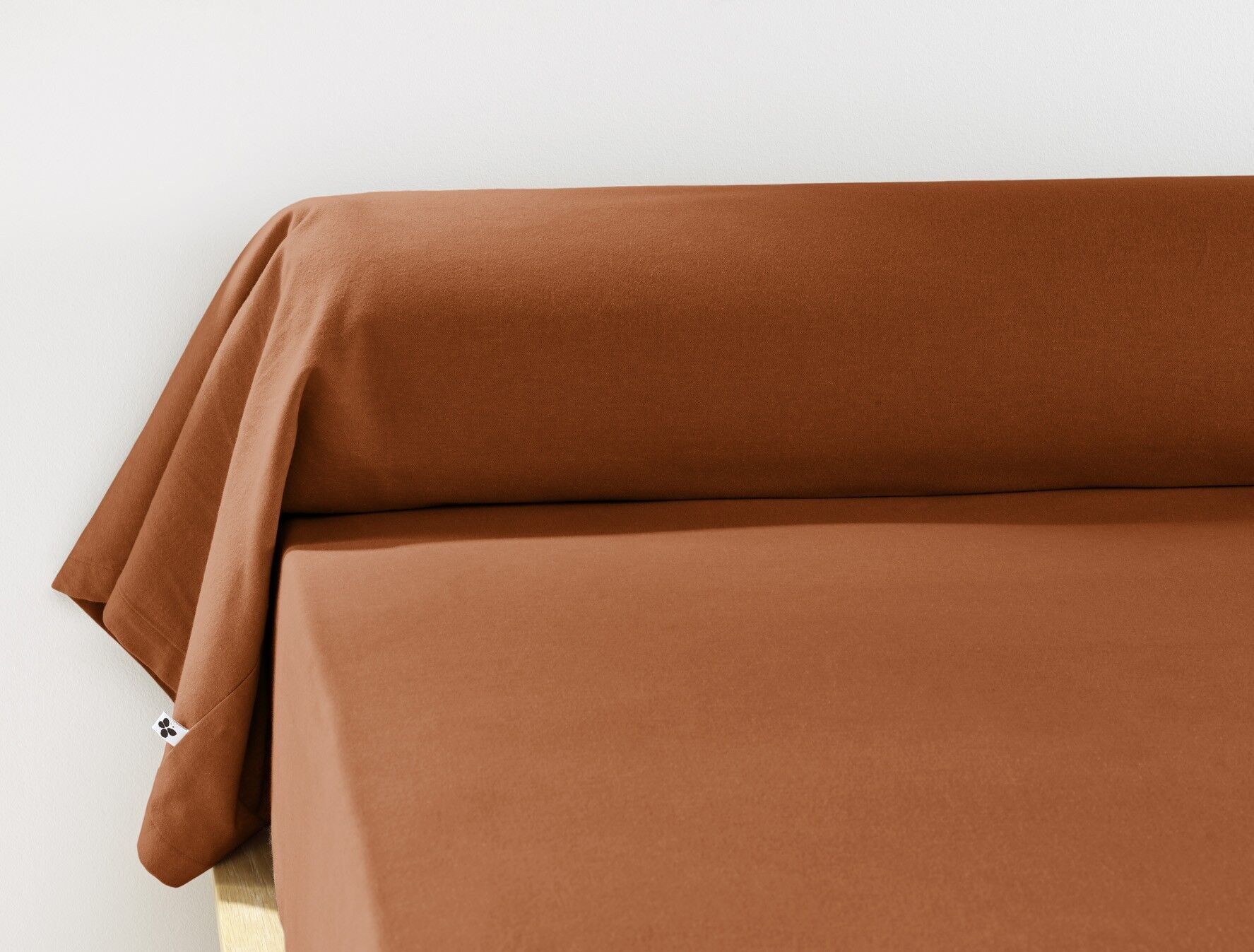 Copricuscino in flanella 85 x 185 cm CANDICE Terracotta