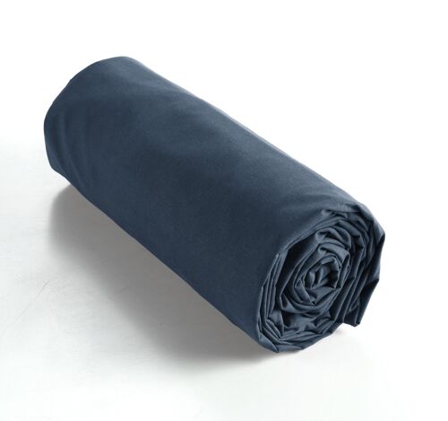 Drap housse 200 x 200 cm AMBRE Mûre