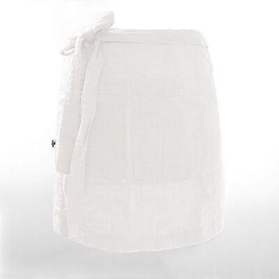 Cotton gauze waiter apron 45 x 80 cm GAÏA Chantilly