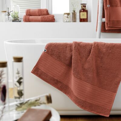 Shower towel 70 x 130 cm GARANCE Terracotta