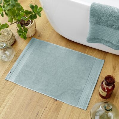 Tapis de bain 50 x 70 cm GARANCE Bleu glacier