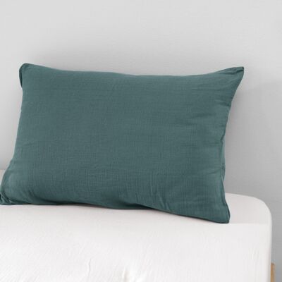 Cotton gauze pillowcase 50 x 70 cm GAÏA Duck