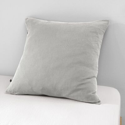 Cotton gauze pillowcase 60 x 60 cm GAÏA Cloud