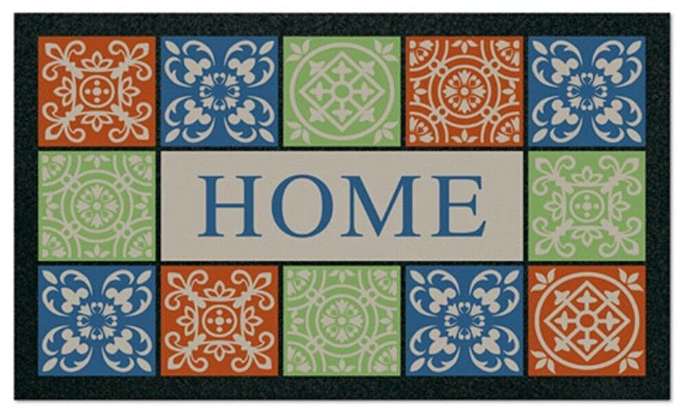 Tapis rectangle imprimé 40 x 68 cm AZULEJ