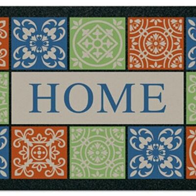 Tapis rectangle imprimé 40 x 68 cm AZULEJ