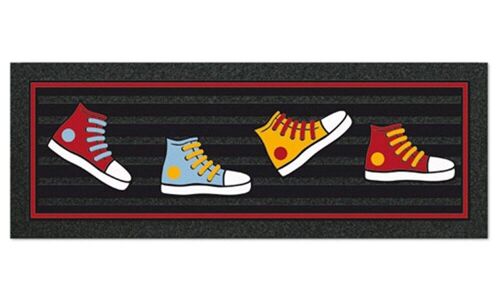 Tapis rectangle imprimé 25 x 68 cm SNEAKERS