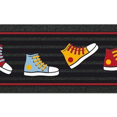 Printed rectangle rug 25 x 68 cm SNEAKERS