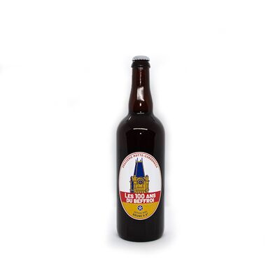 Bière Brune légére Bière de 100 ans 5,5° 75cl