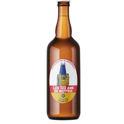 Bière Brune légére Bière de 100 ans 5,5° 75cl